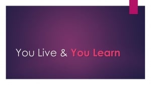 Desreen - You Live & You Learn